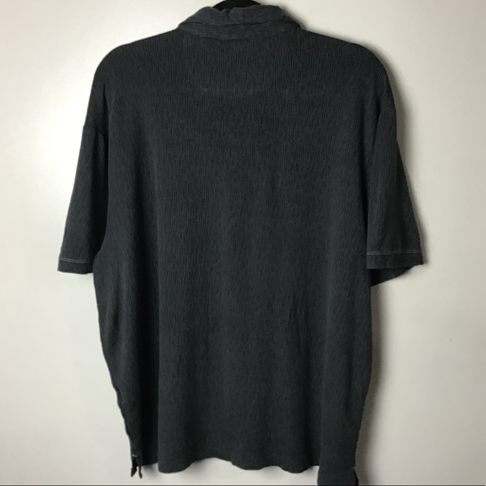Nat Nast Luxury Originals gray black polo. Large - Picture 2 of 3